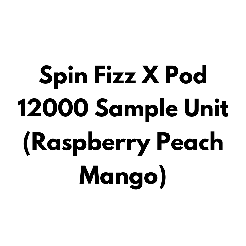 Spin Fizz X Pod 12K Sample Unit