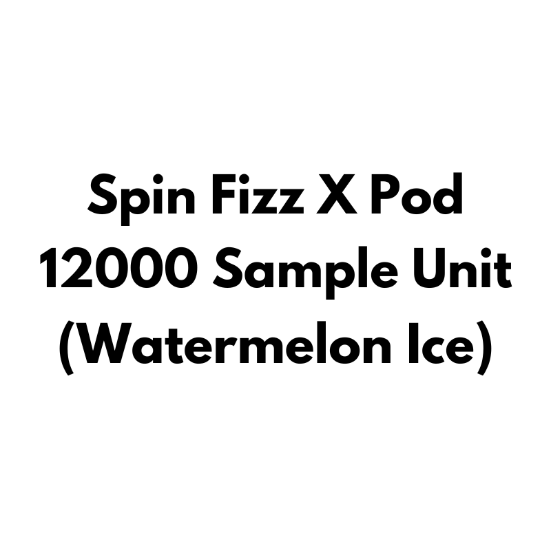 Spin Fizz X Pod 12K Sample Unit