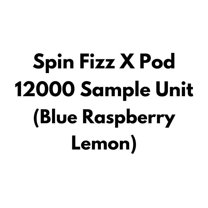 Spin Fizz X Pod 12K Sample Unit