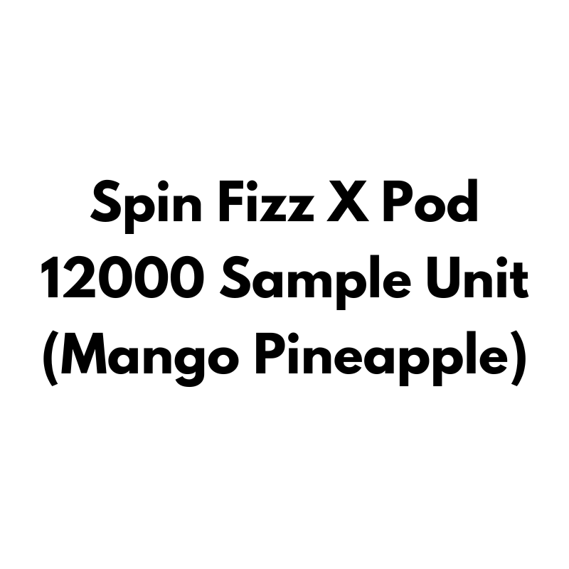 Spin Fizz X Pod 12K Sample Unit