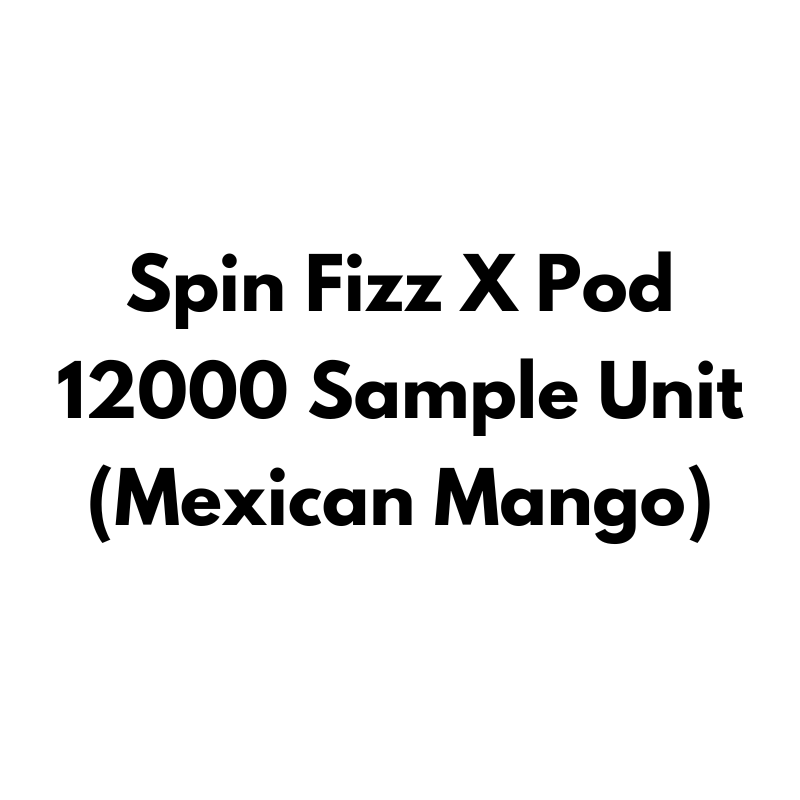 Spin Fizz X Pod 12K Sample Unit