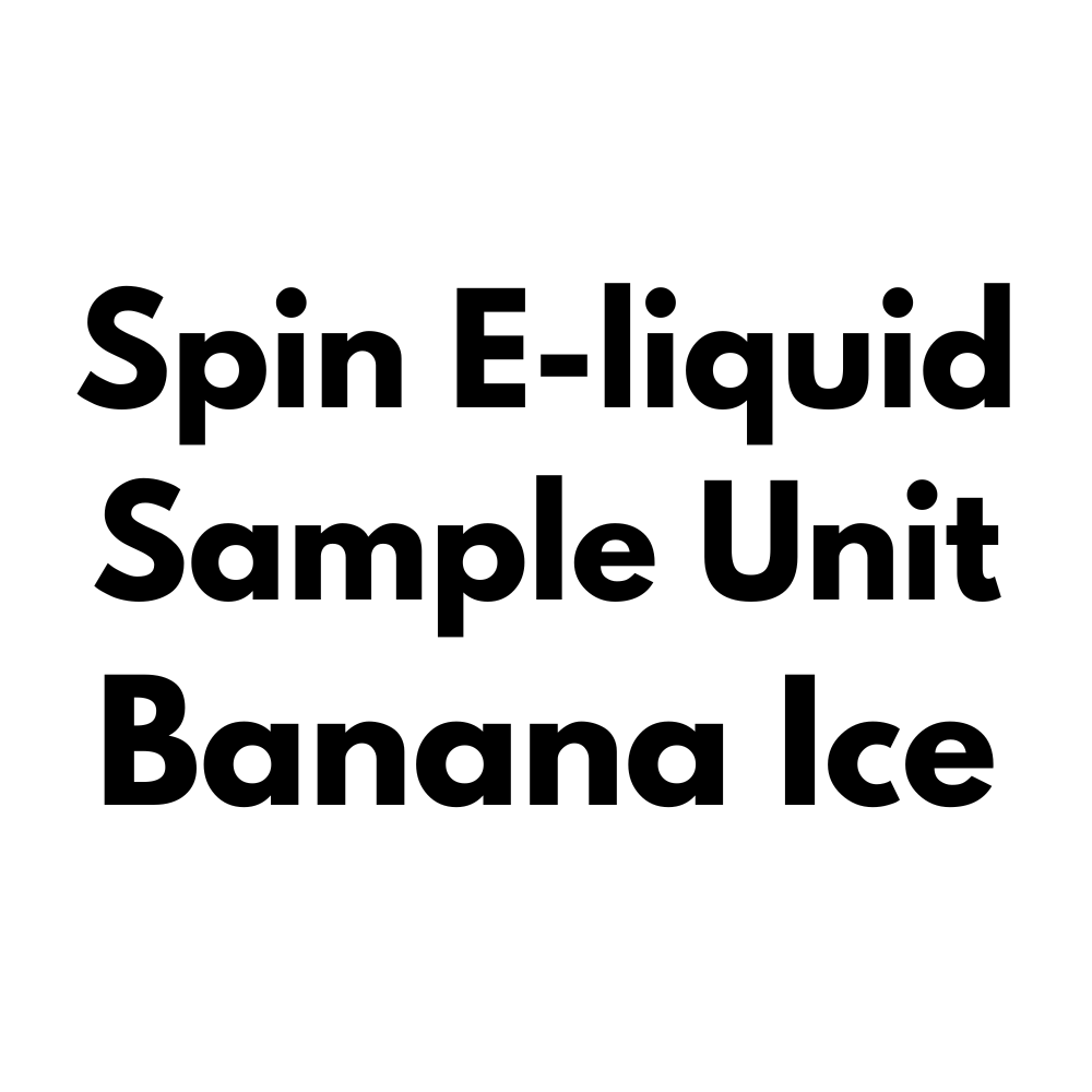 Spin E-Liquid Salt Sample Unit