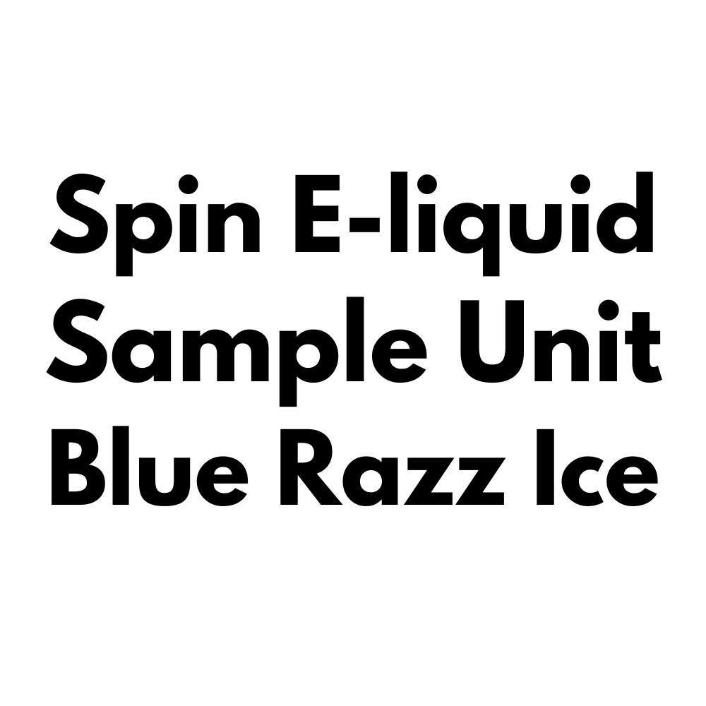 Spin E-Liquid Salt Sample Unit