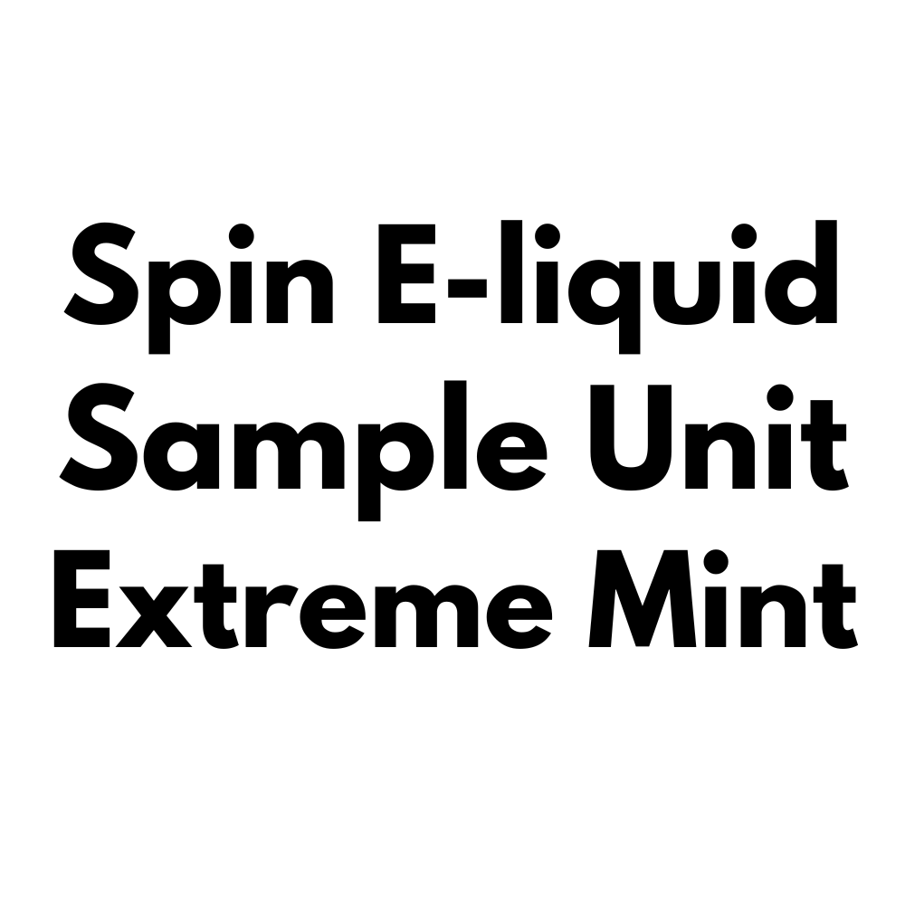 Spin E-Liquid Salt Sample Unit